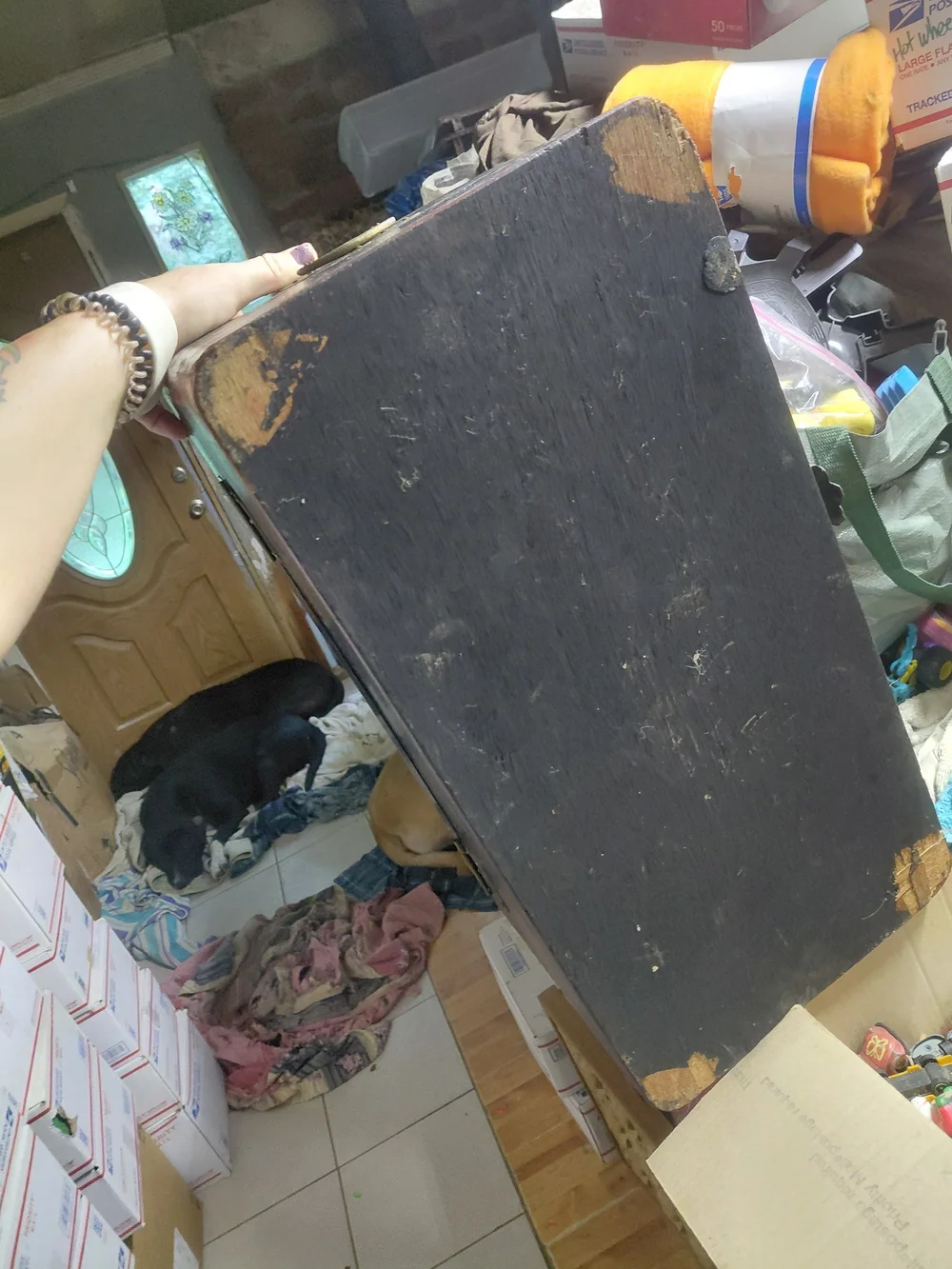 antique Korean wedding chest or dowry box, also known as a Ham. 22